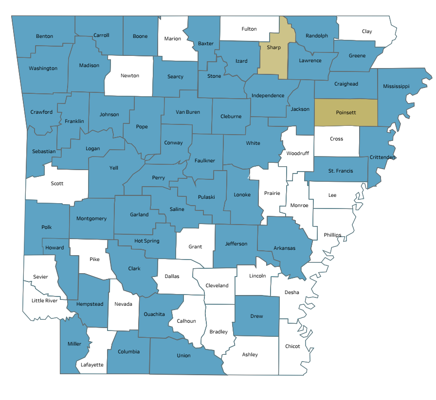 Adult Drug Court Map