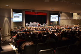 Court convenes, beginning in an informal session.