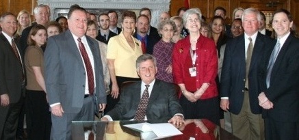 ACAP Signing in 2009 with Governor Beebe
