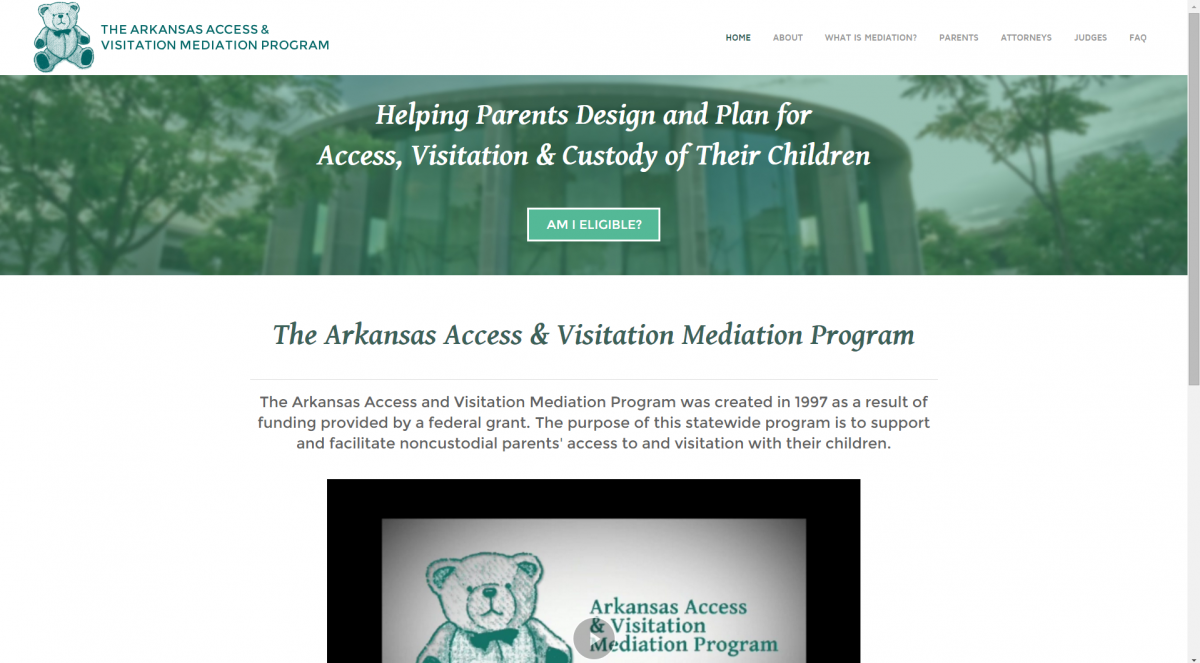 Access and Visitation Mediation Program Website