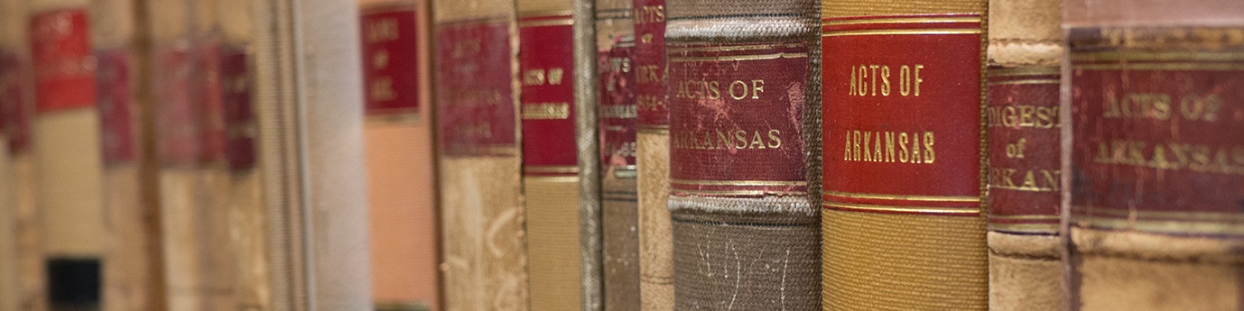 aged books in the arkansas supreme court library - acts of arkansas
